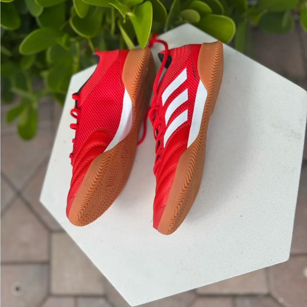 Adidas Kids Red Soccer Shoes - Picture 6 of 12
